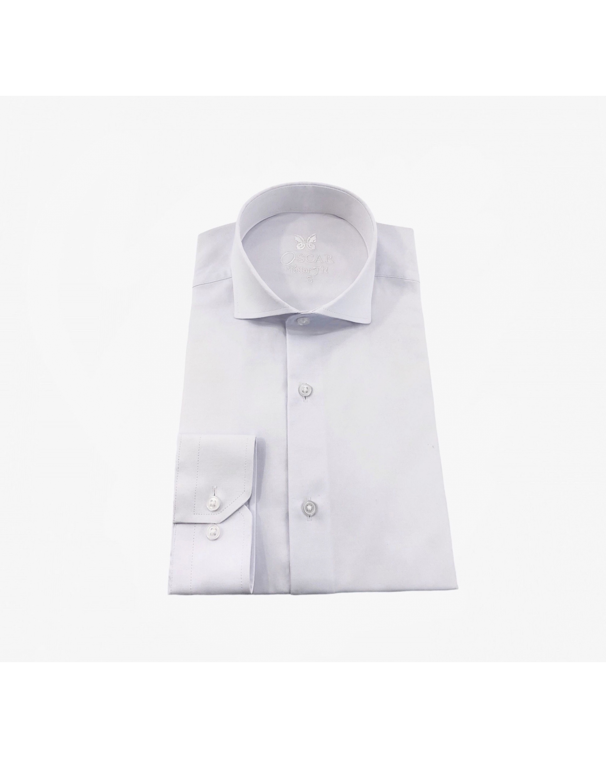 Chemise blanc uni à col...