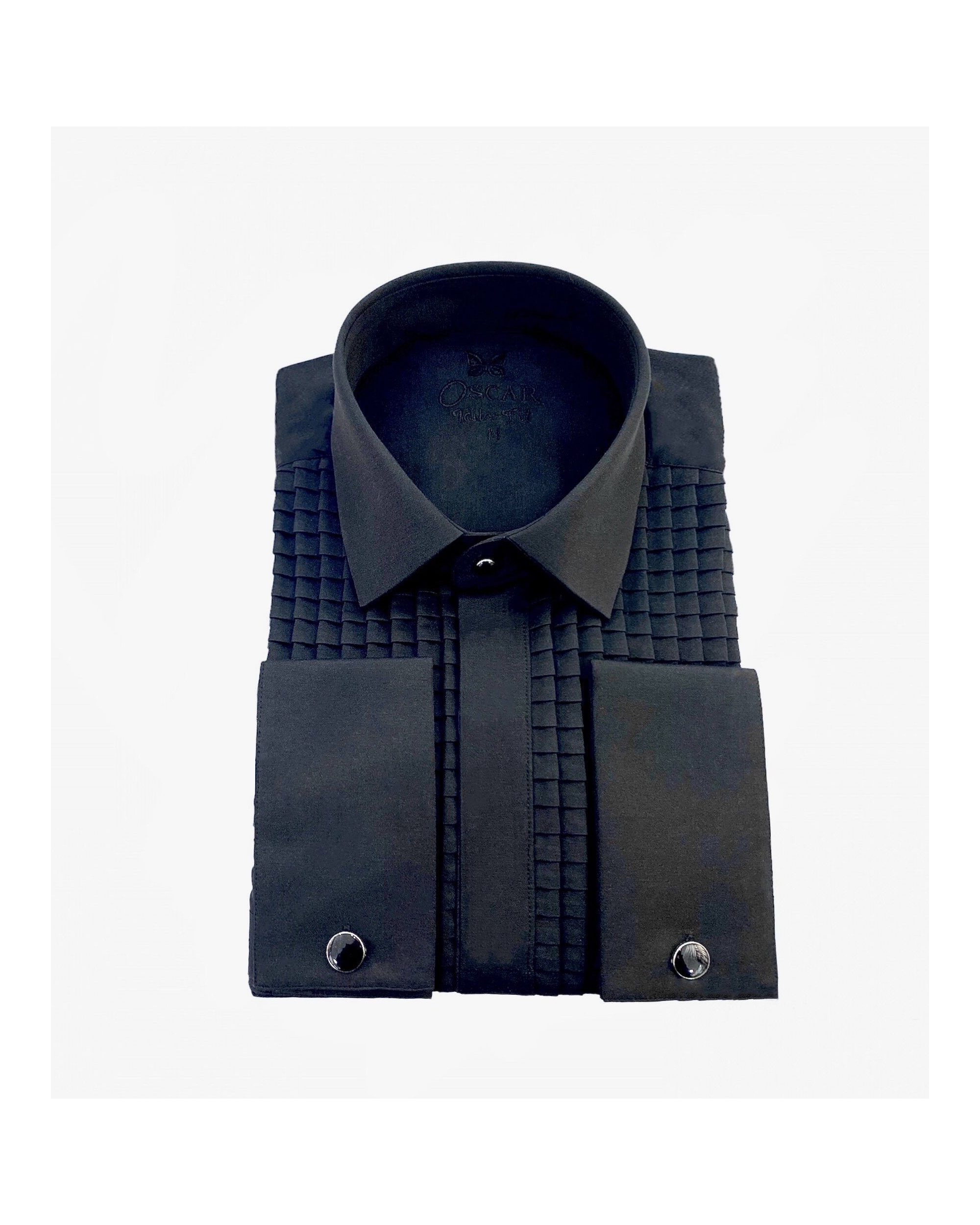 Chemise cérémonie noir 1920