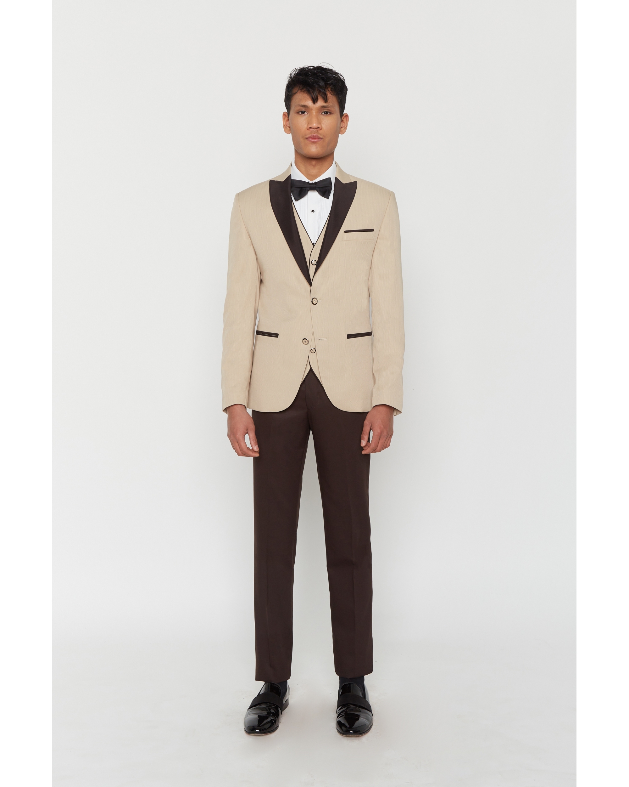 Smocking Pierrot beige 3...