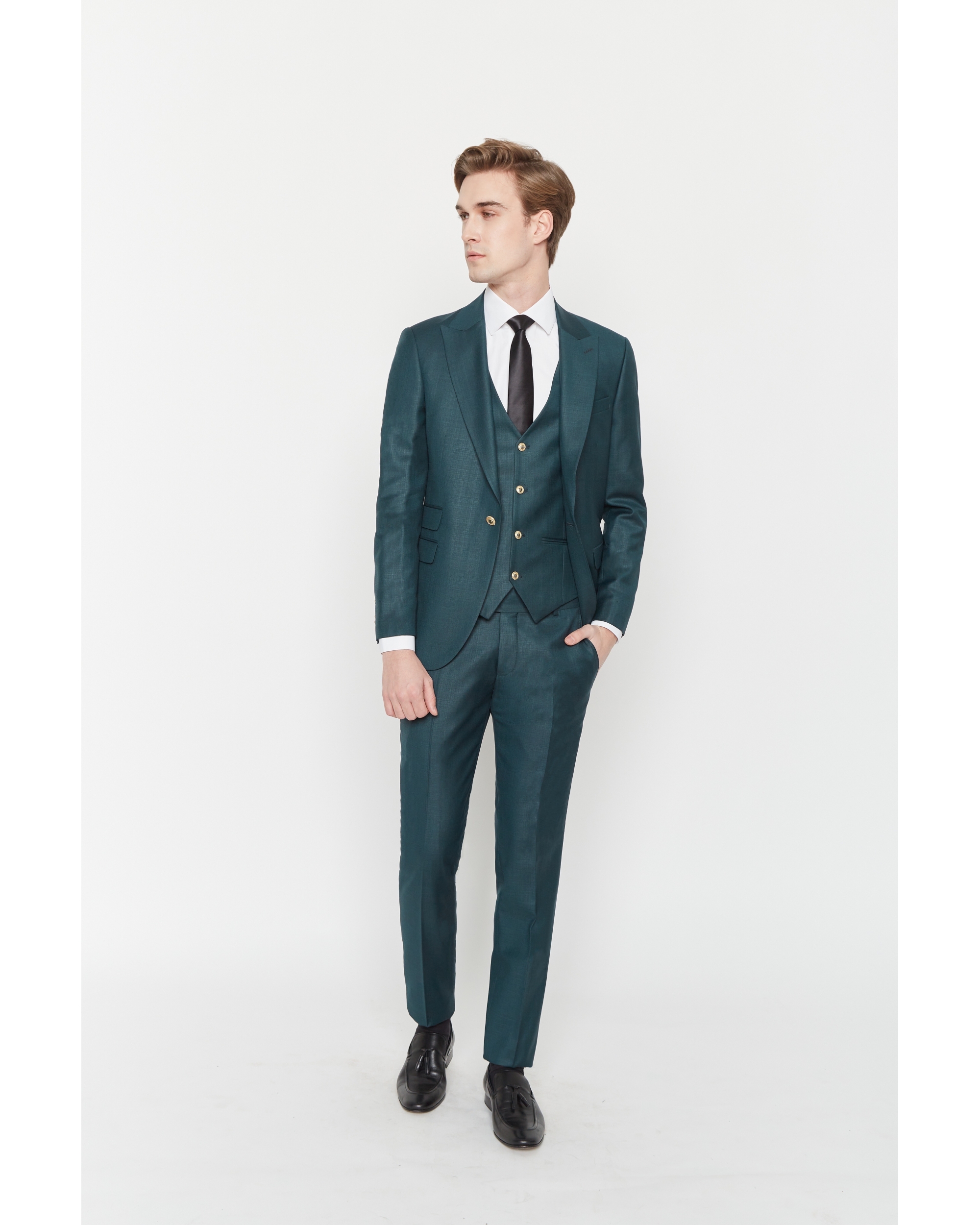 Costume Shelby vert 3 pieces