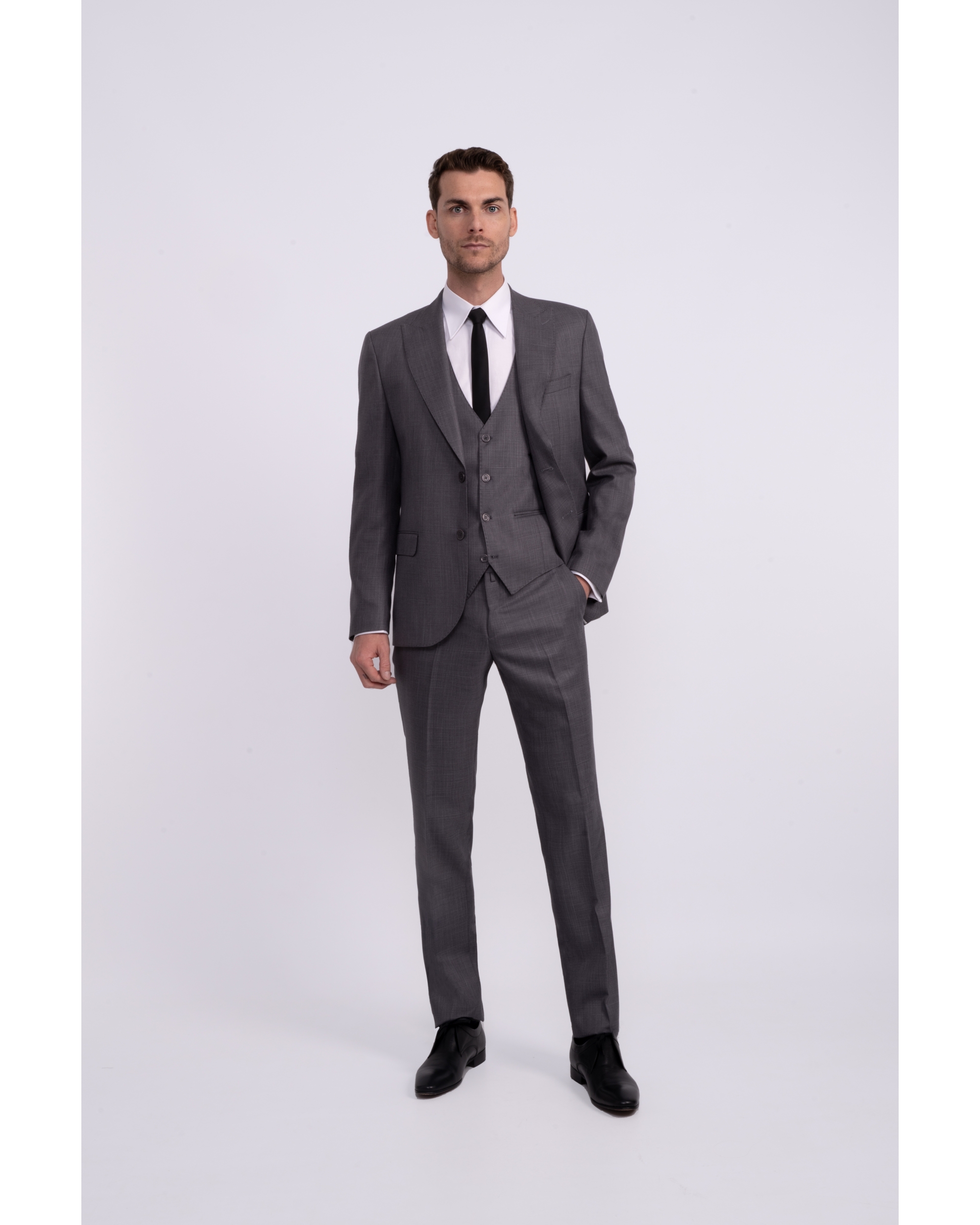 Costume Livio Gris 3 Pieces