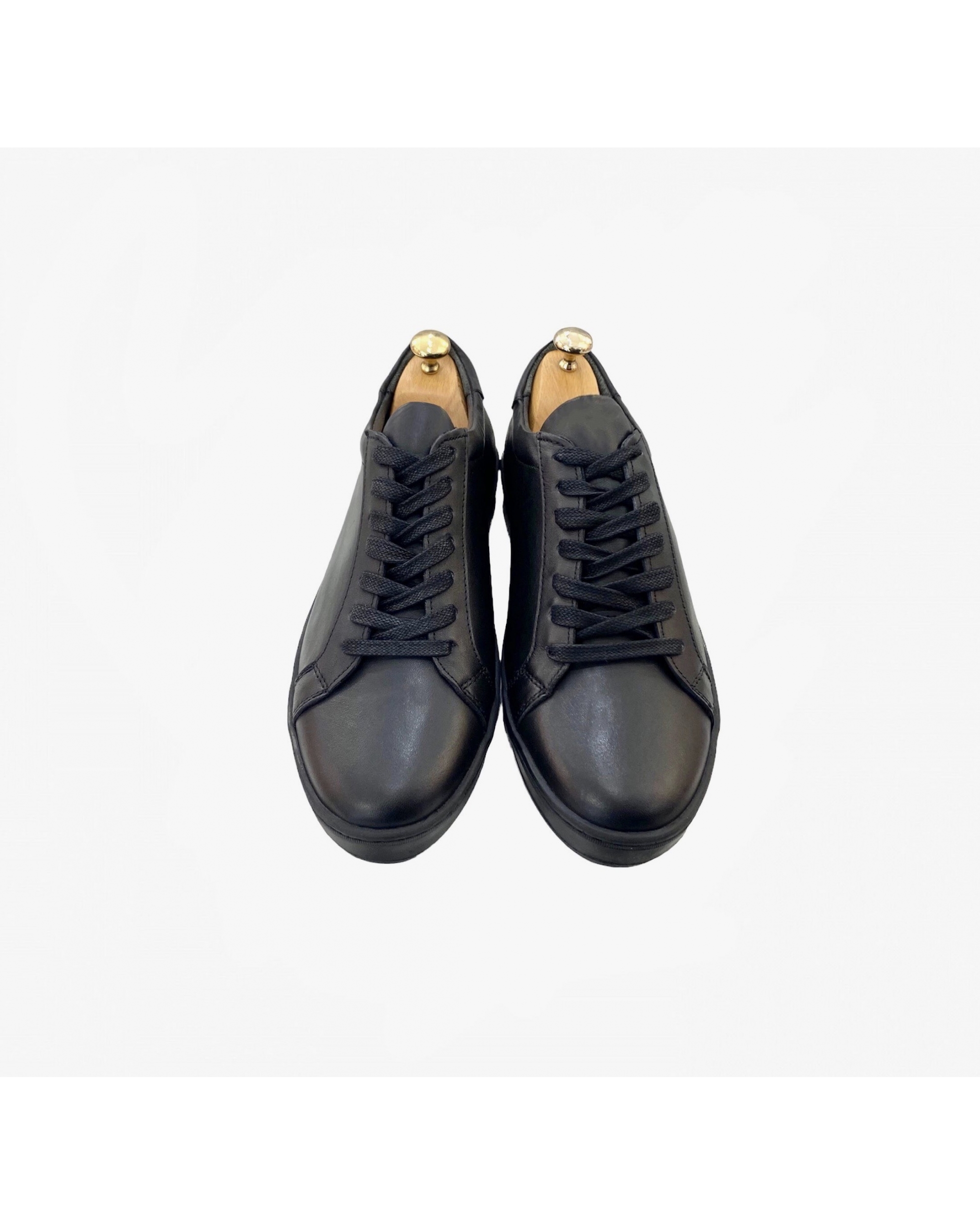 Basket en cuir Giorgio Noir