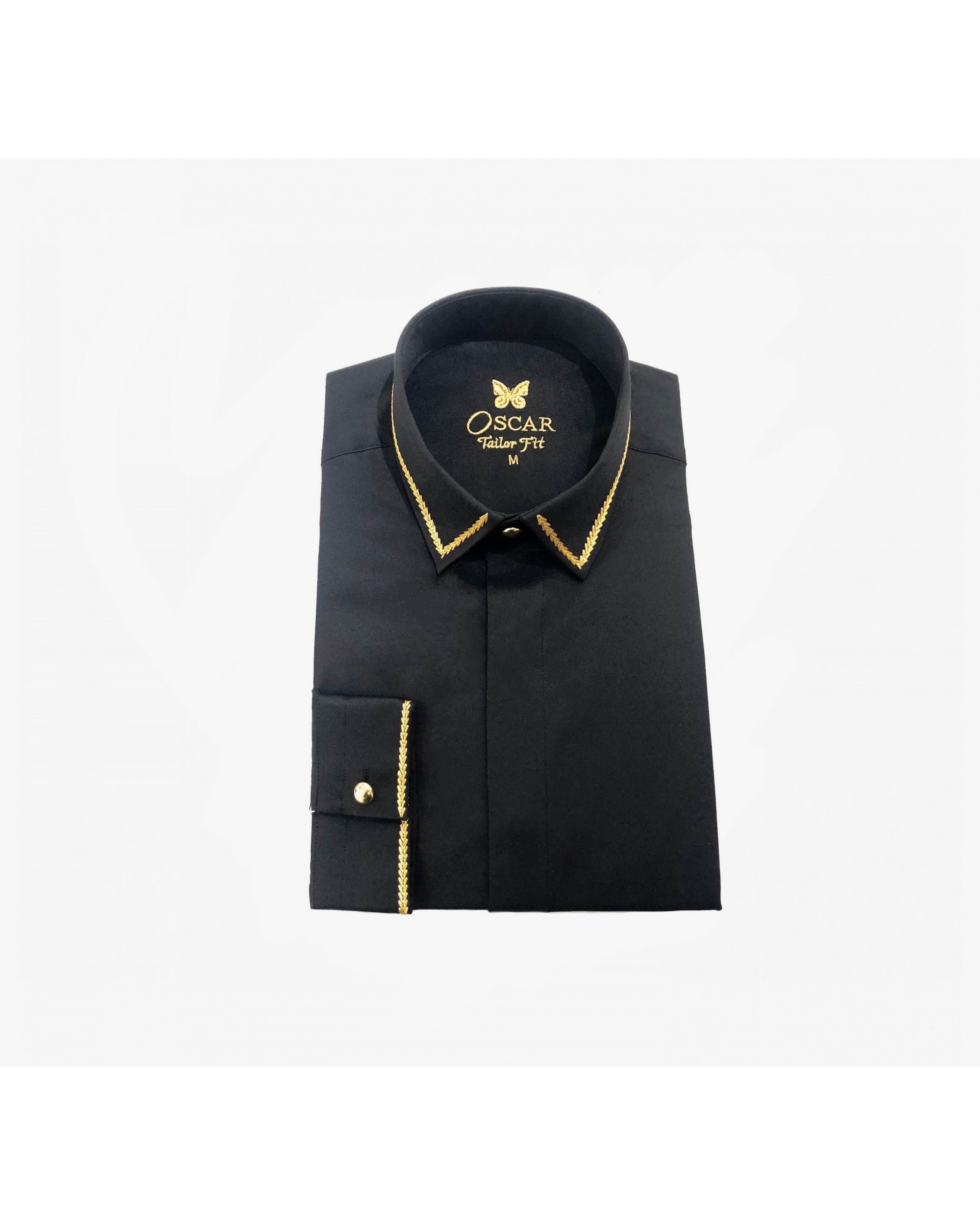 Chemise cérémonie brodée...