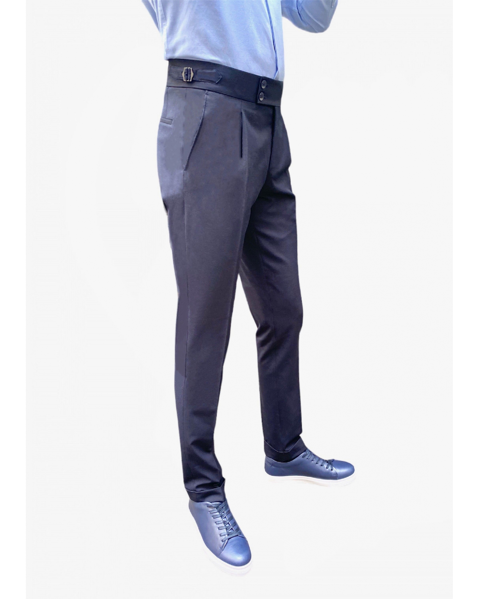 Pantalons à pinces Italien...