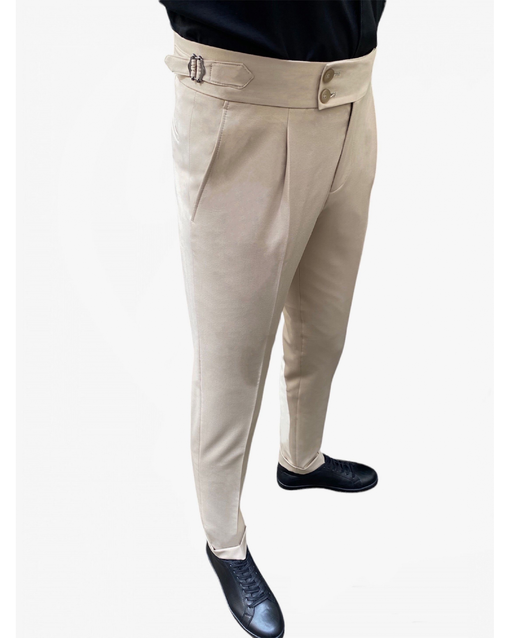 Pantalons à pinces Italien...