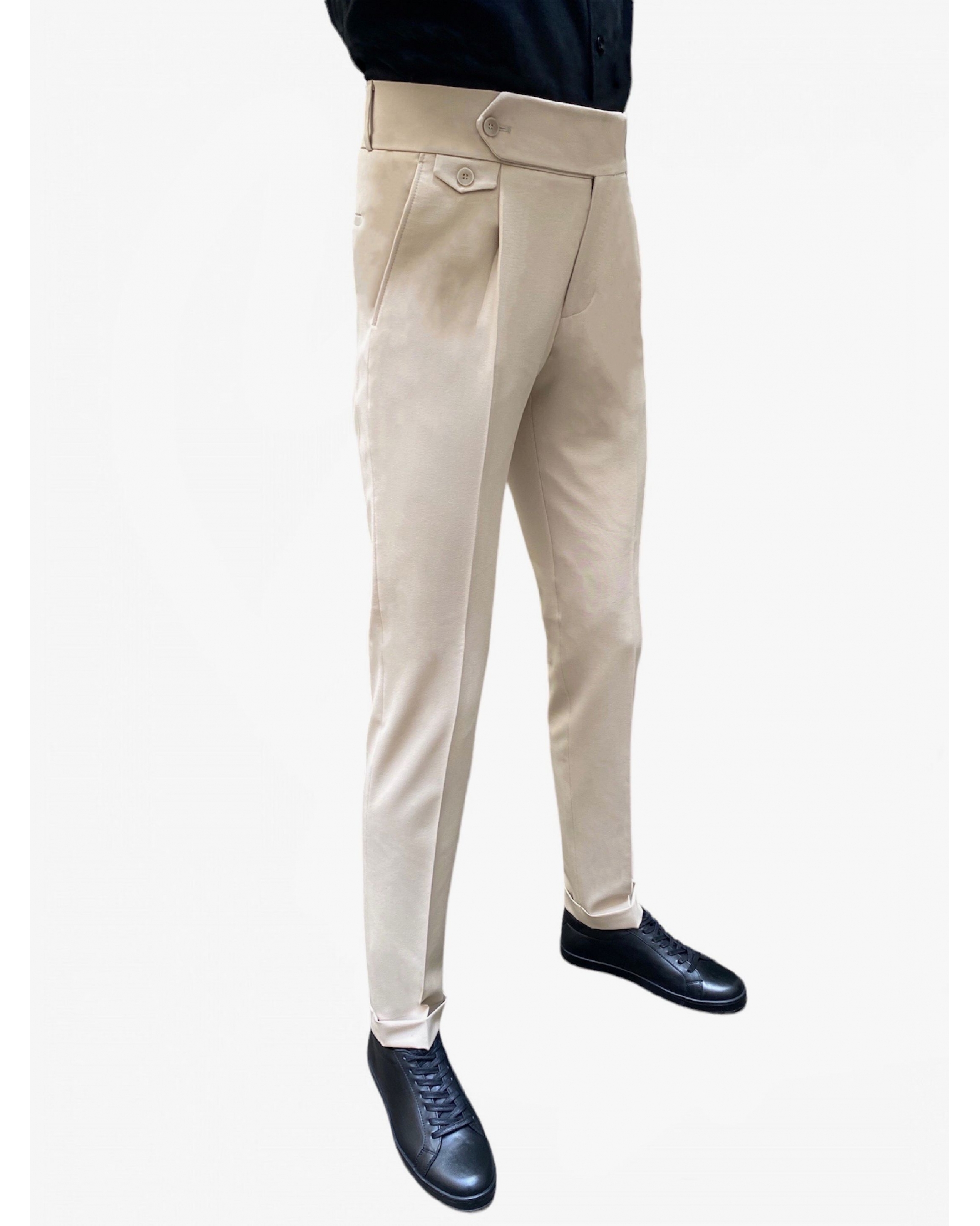 Pantalons à pinces Italien...