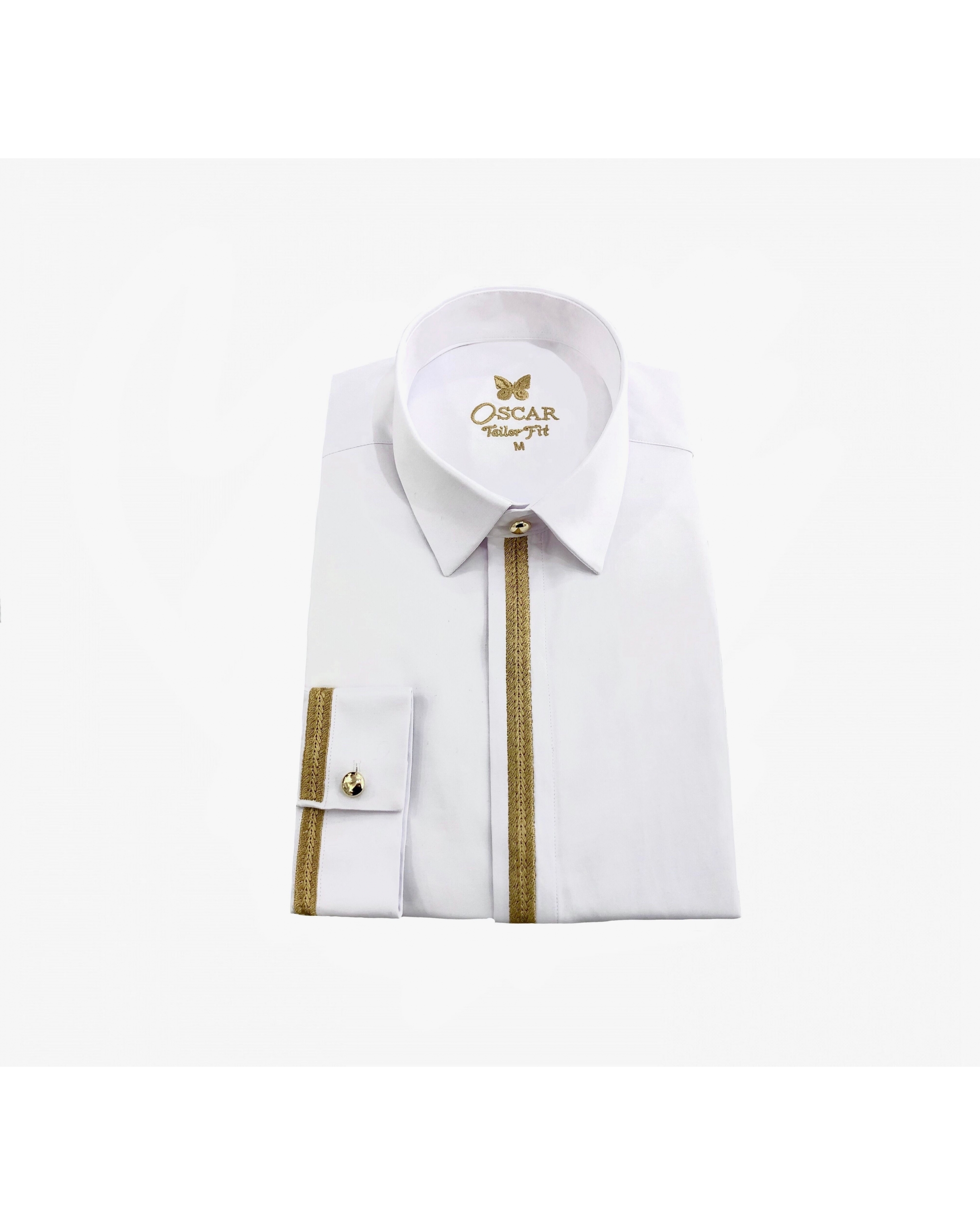 Chemise cérémonie brodée...