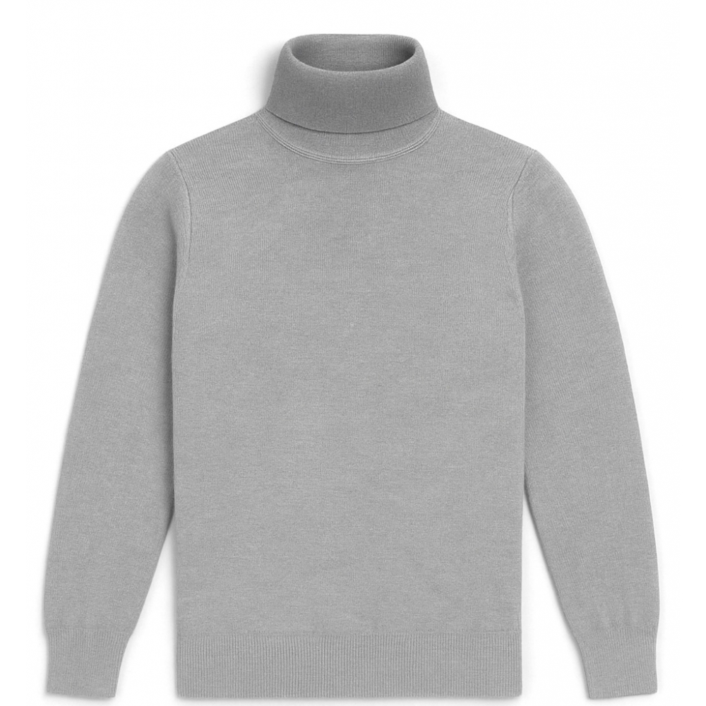 Pull en Maille à Col Roulé...