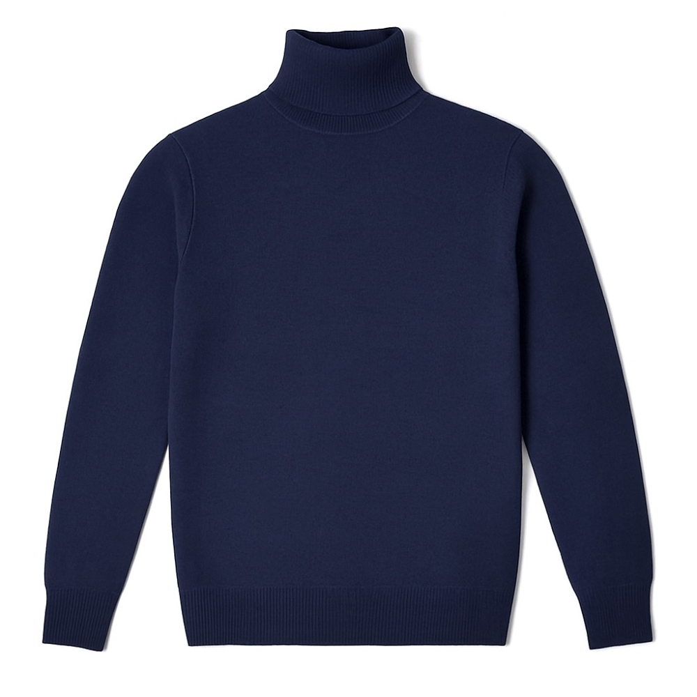 Pull en Maille à Col Roulé...