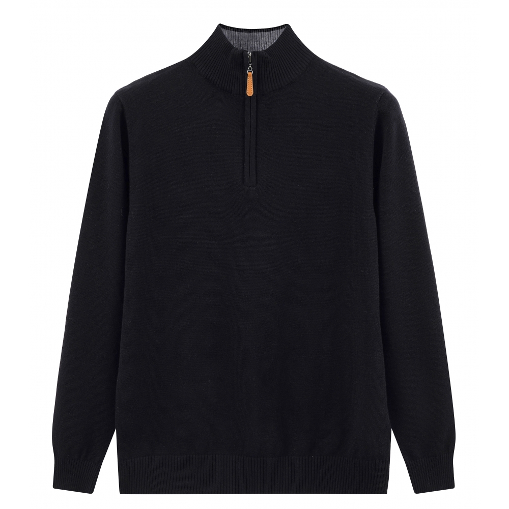 Pull en Maille à Col Zippé...