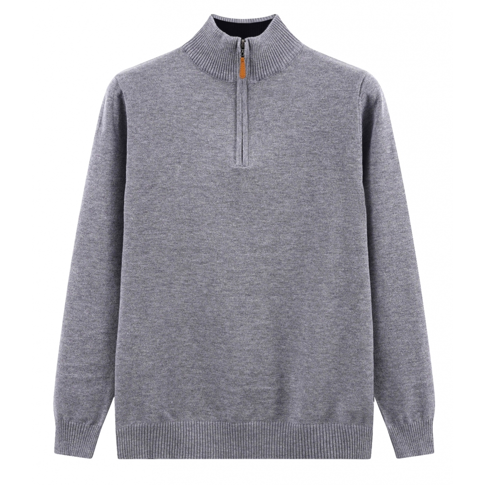 Pull en Maille à Col Zippé...