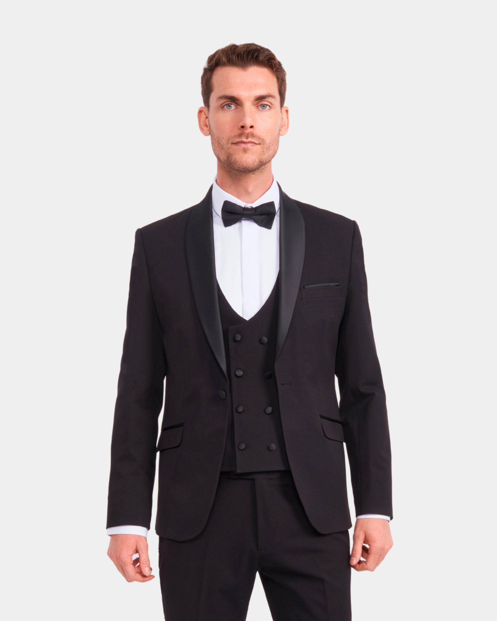 Smoking Oscar Noir 3 pièces