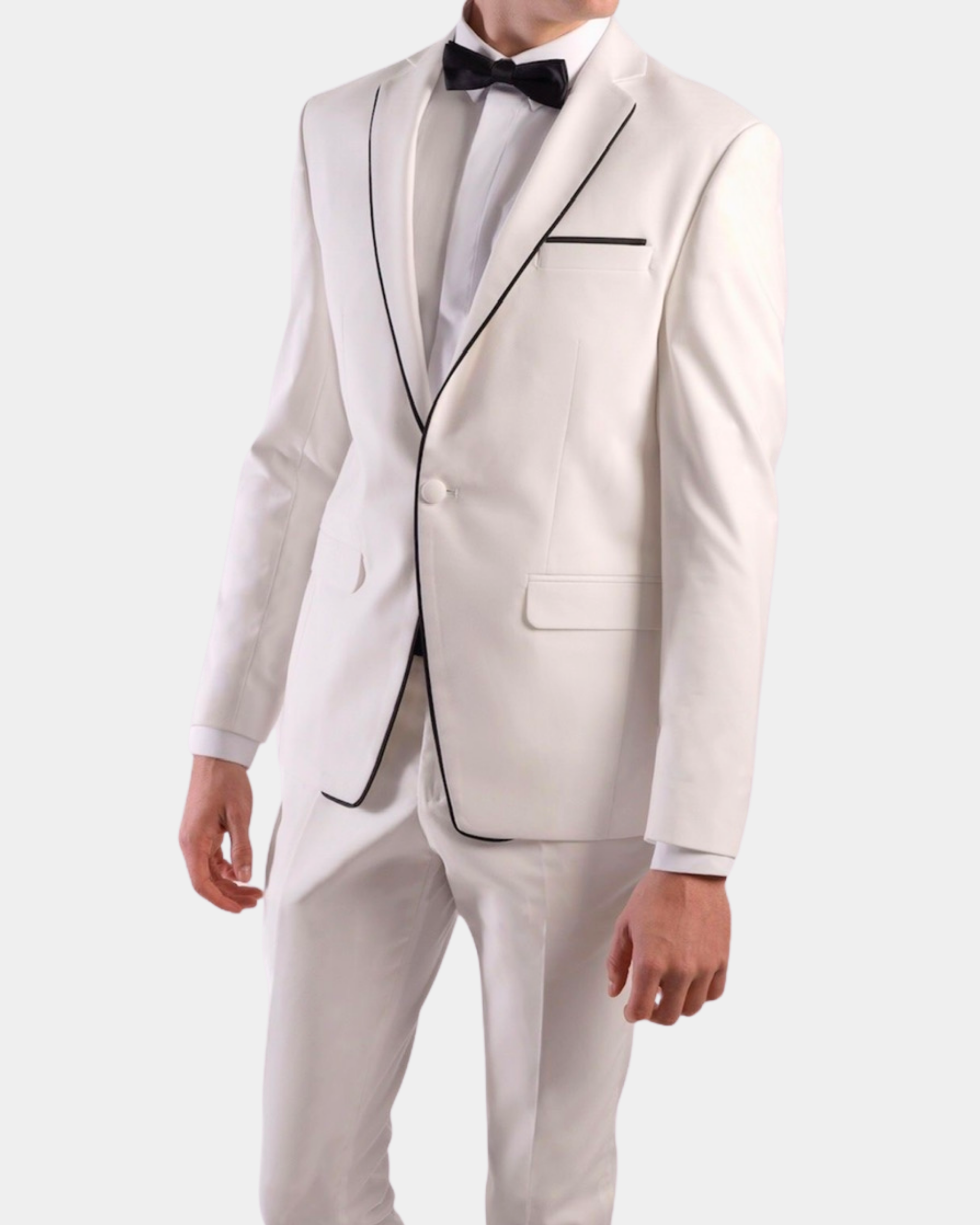 Smoking Philou Blanc Cassé