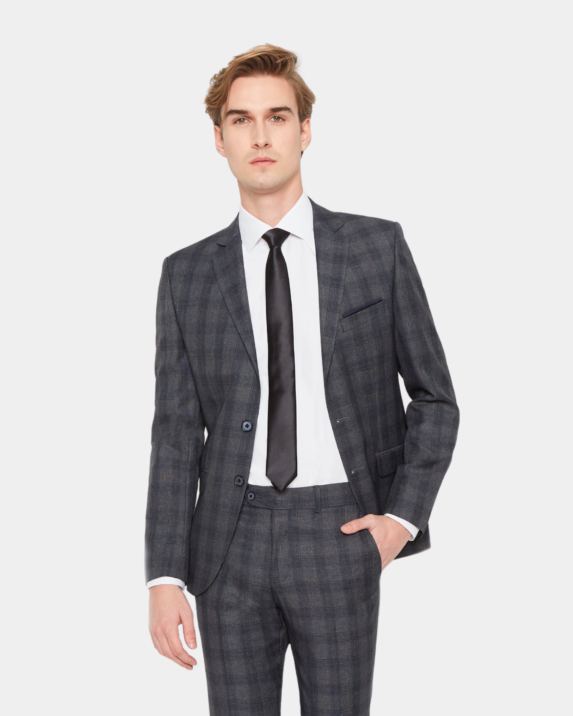 Costume Micky carreaux gris...