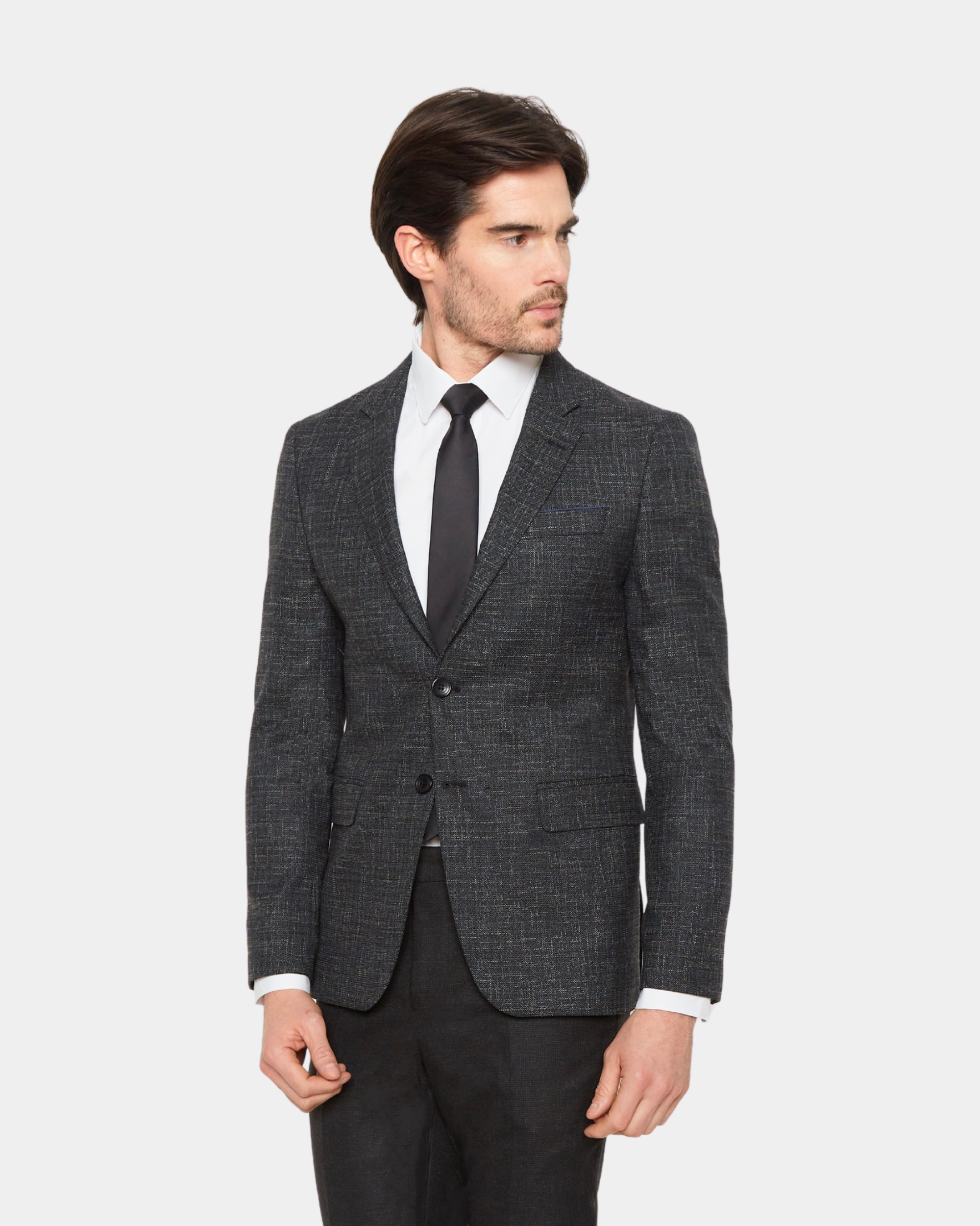 Veste chiné anthracite