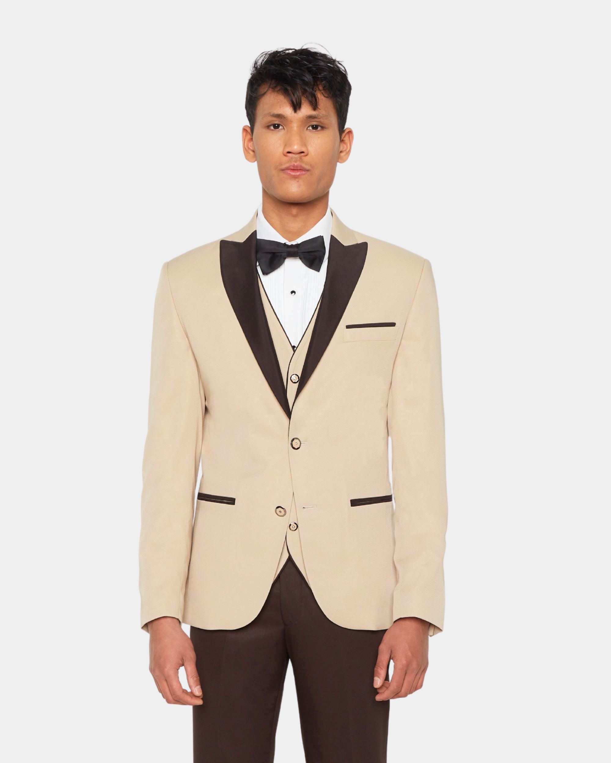 Smocking Pierrot beige 3...