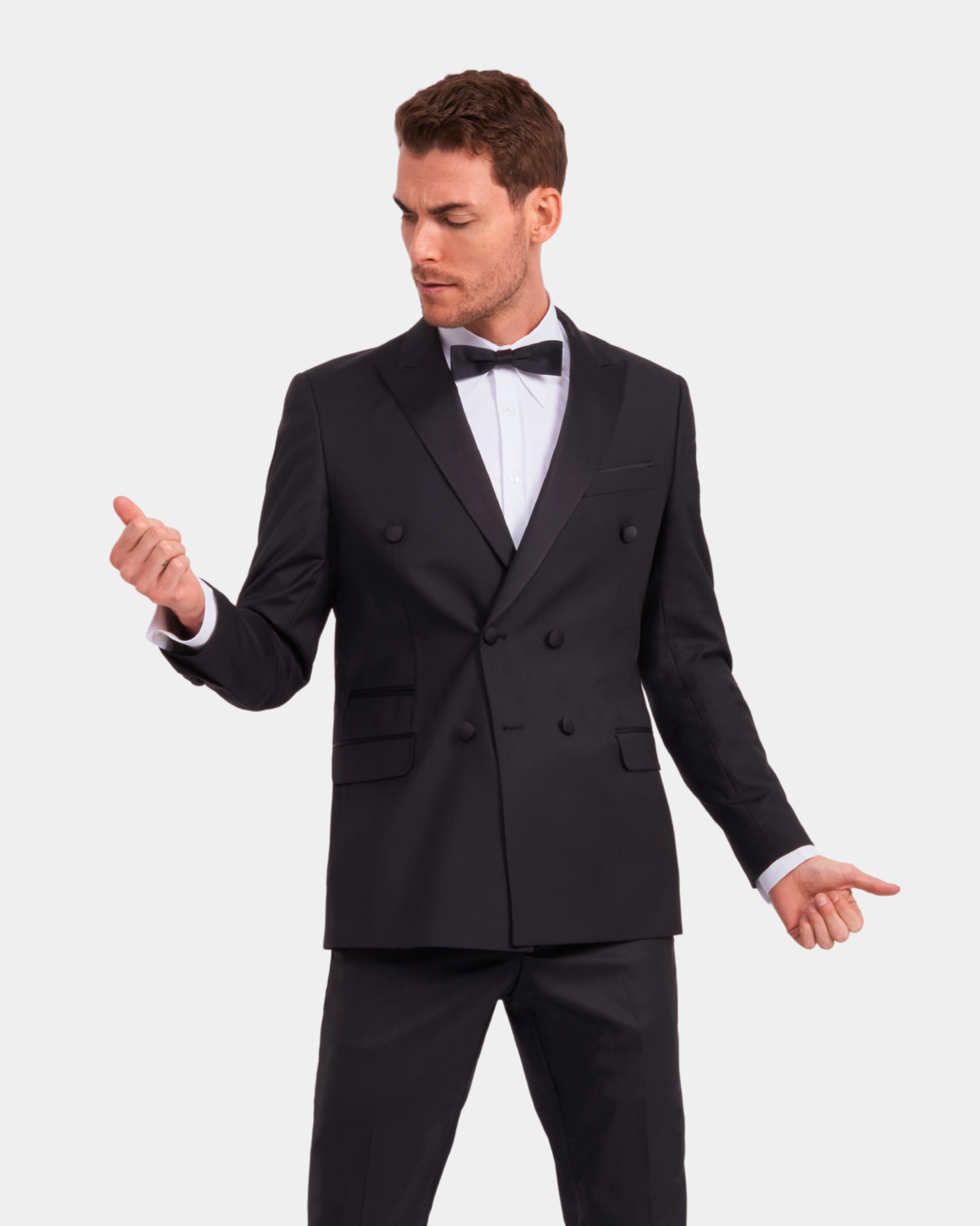 Smoking Croisé Noir