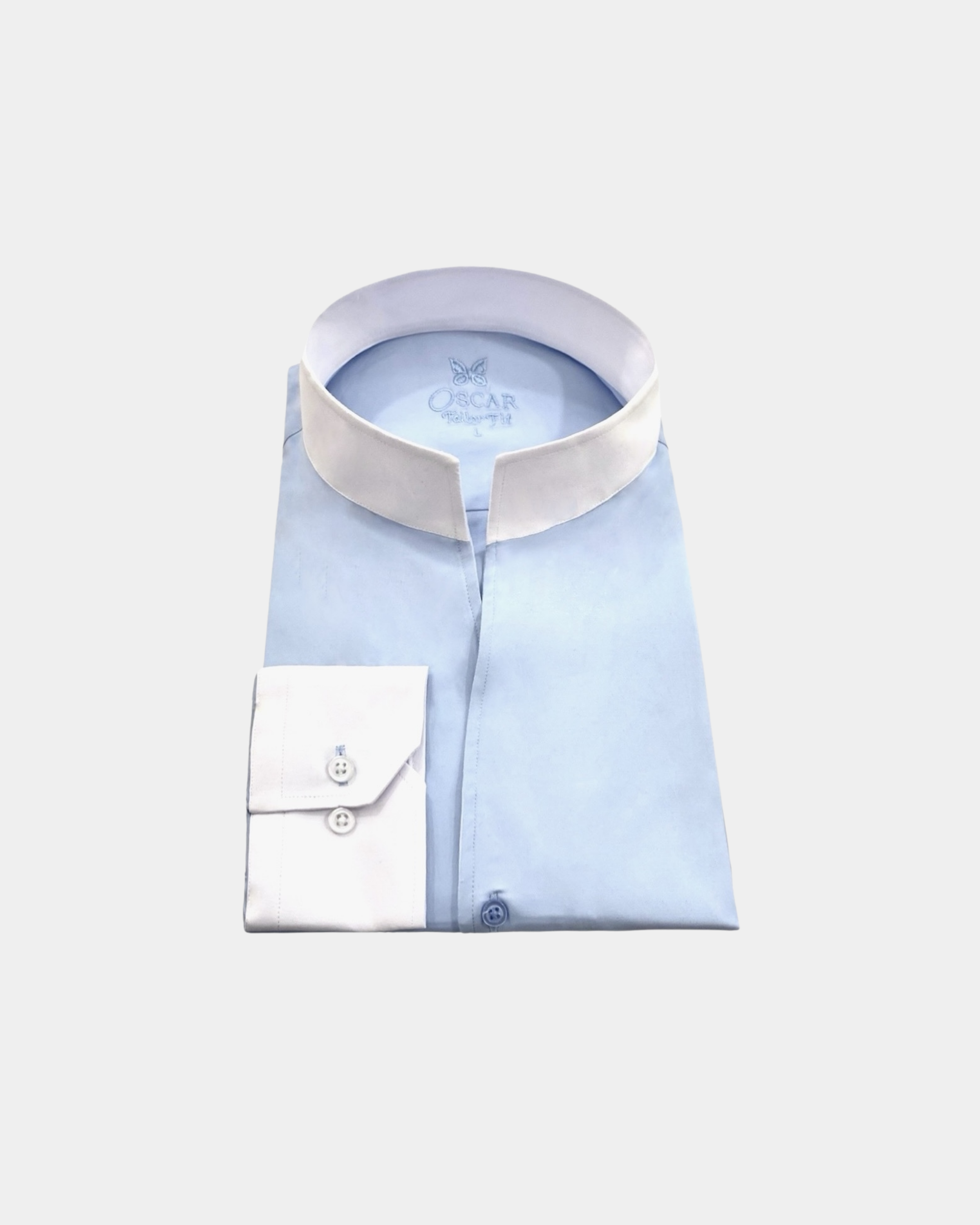 Chemise Ciel à Col Blanc...