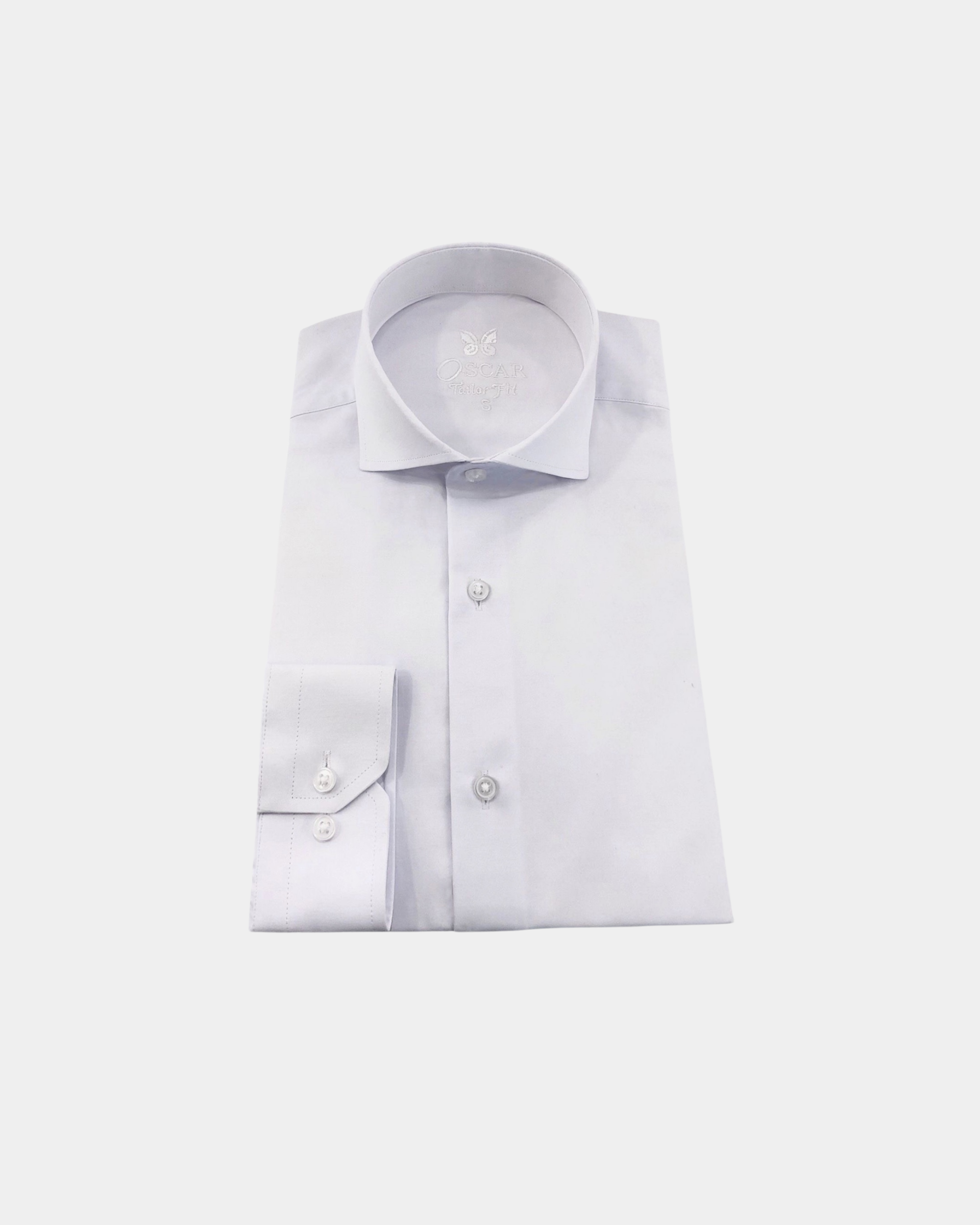 Chemise blanc uni à col...