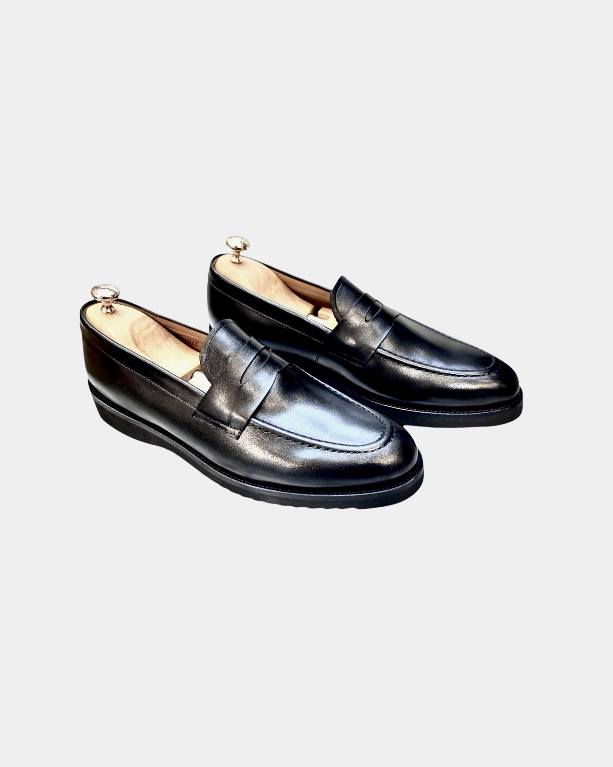 Mocassin Homme Cuir Noir...