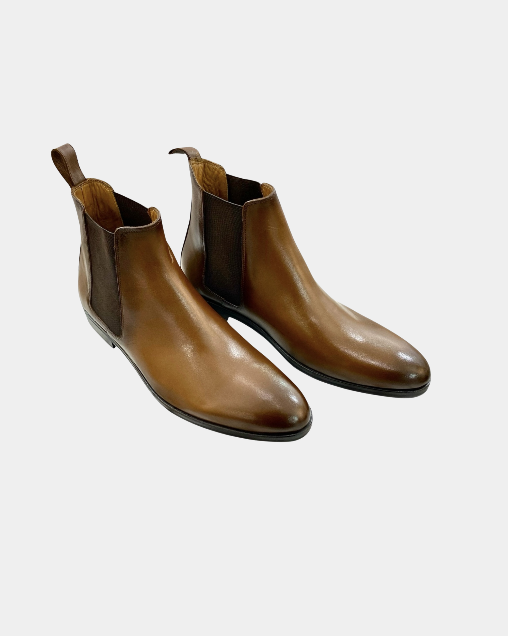 Bottine Homme Cuir Cognac à...