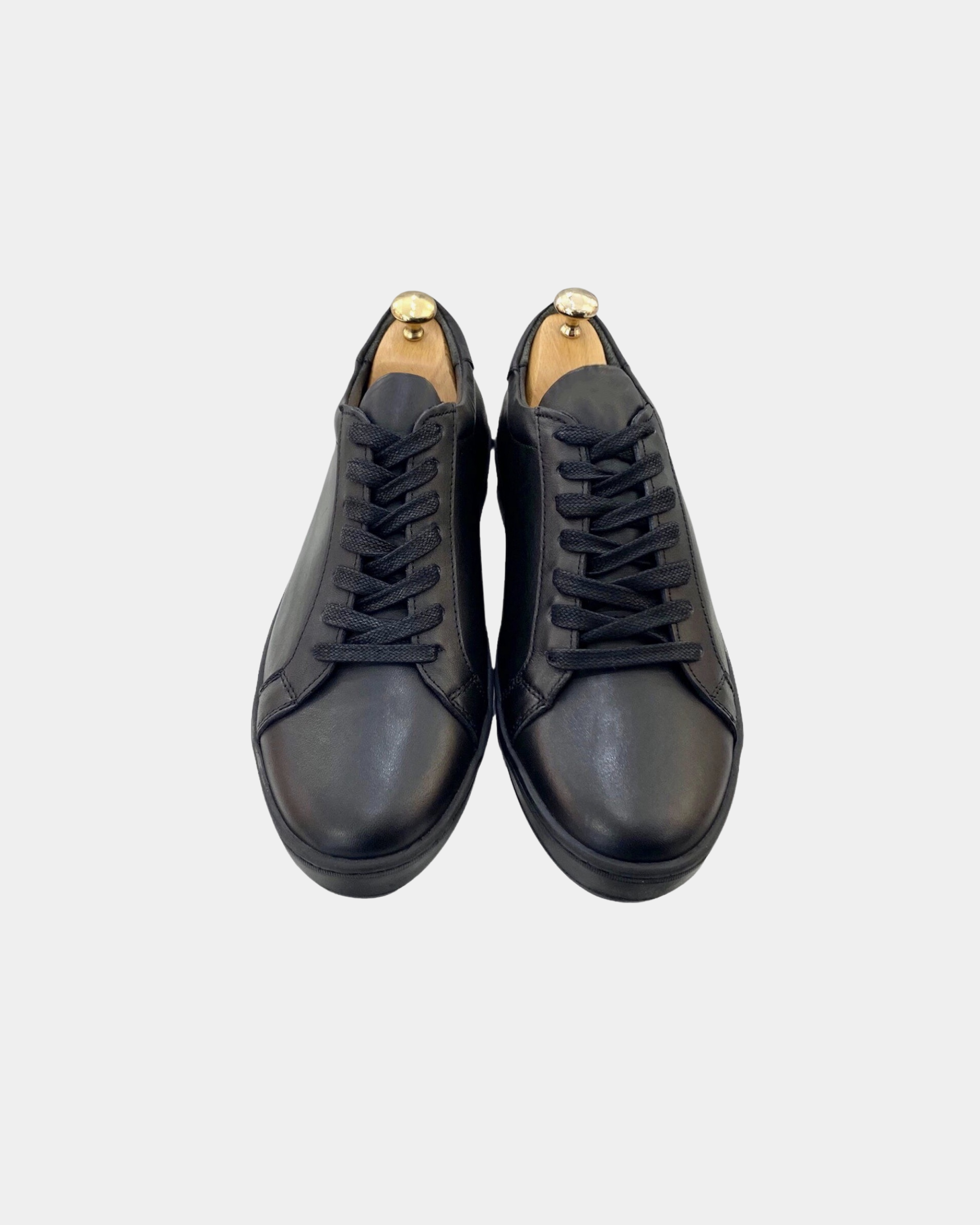 Basket en cuir Giorgio Noir