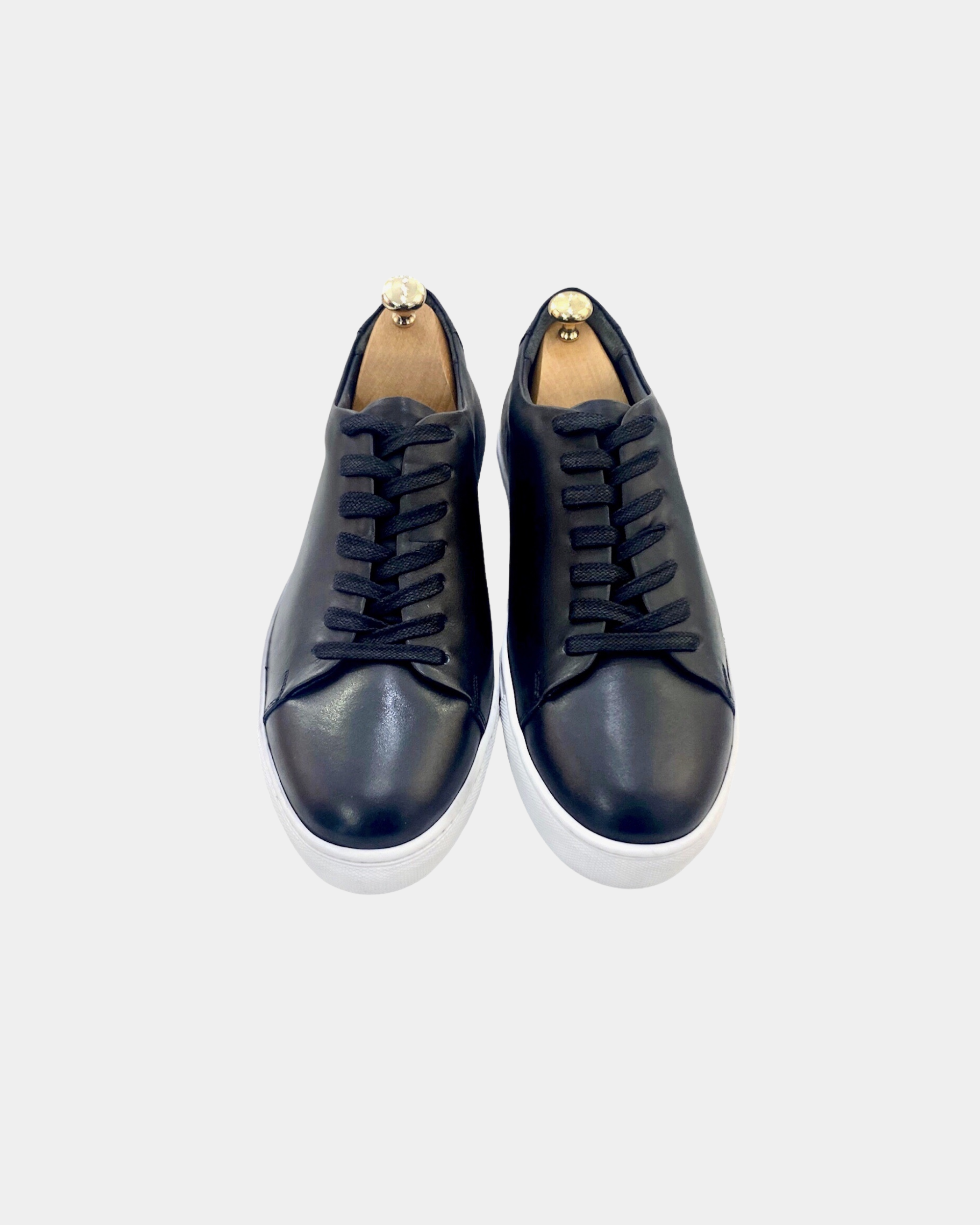 Basket en cuir Hugo Noir