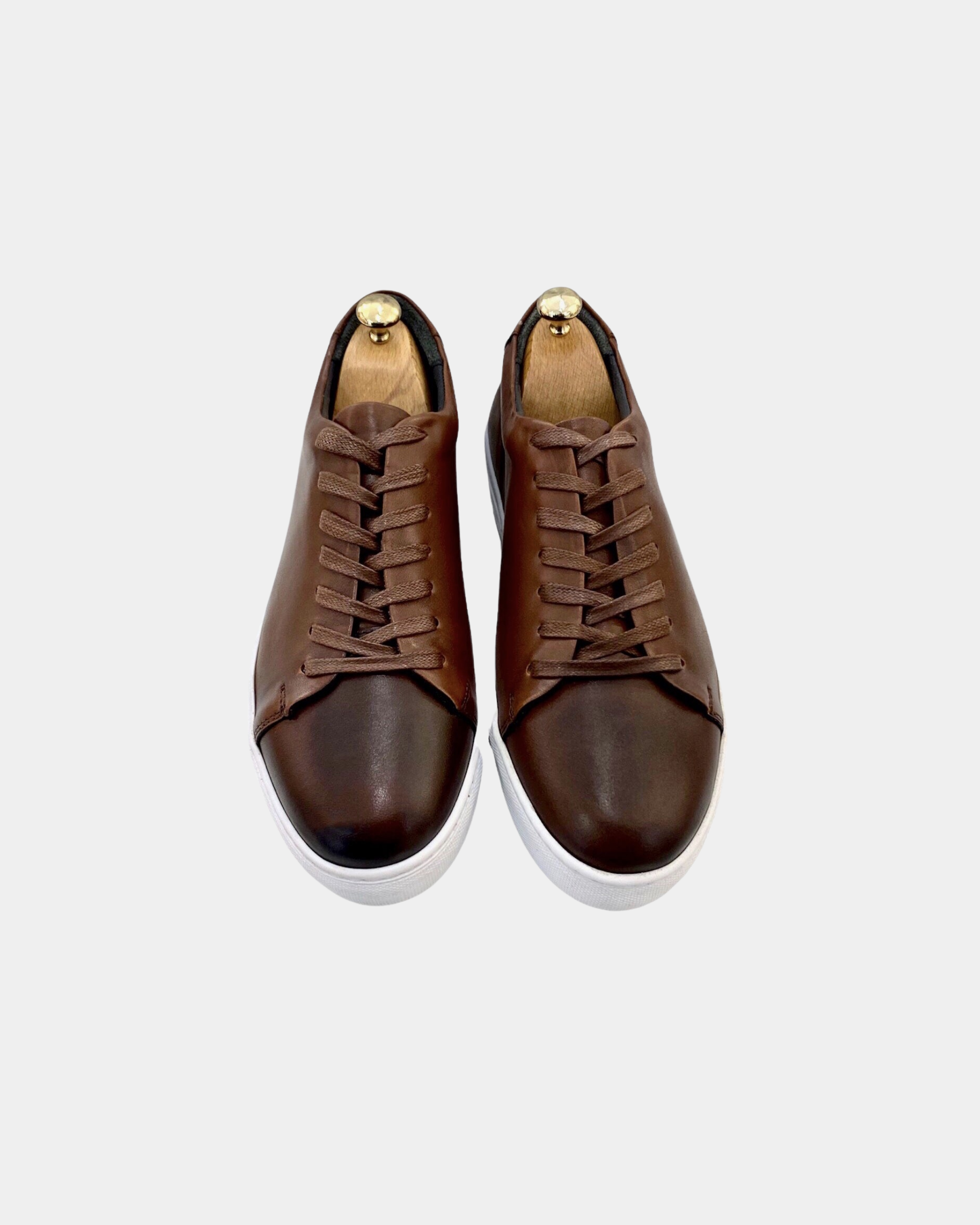 Basket en cuir Hugo Cognac