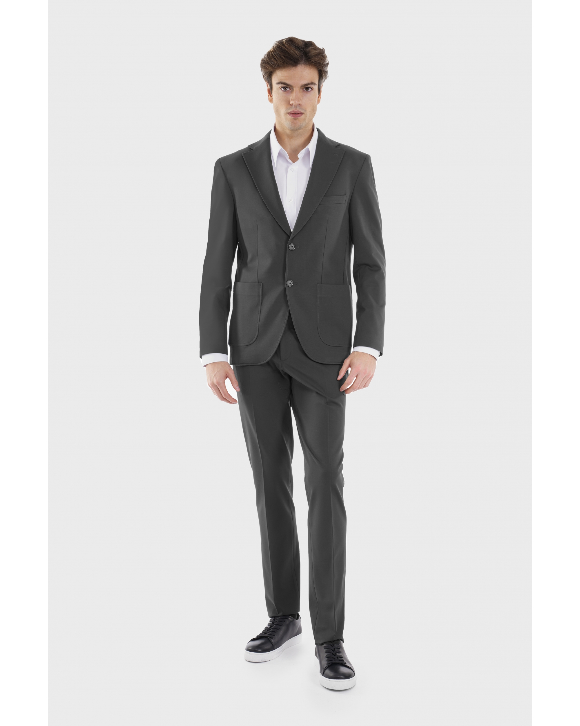 Costume Jersey Kaki Poches...