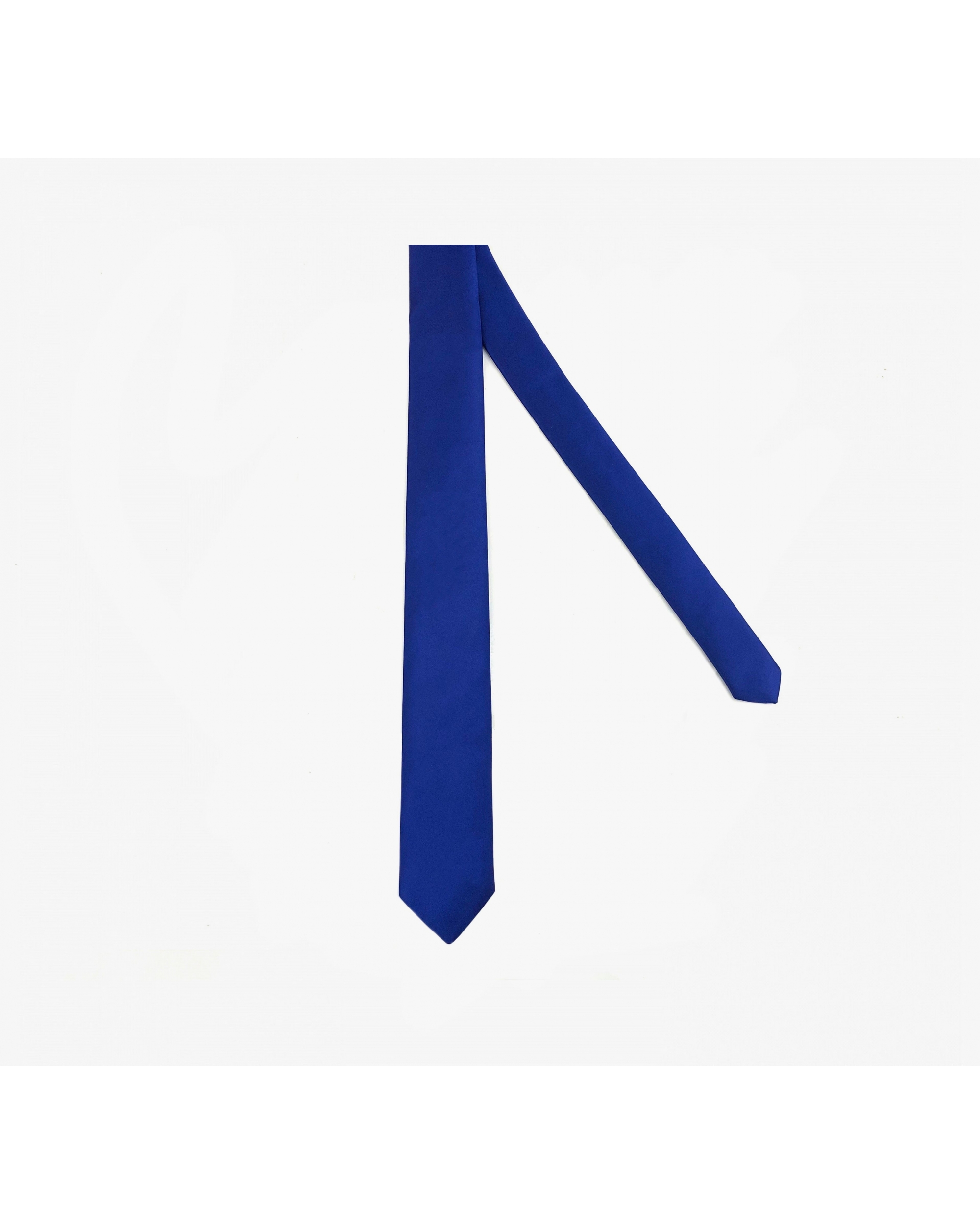 Cravate unie Bleu Roy +...