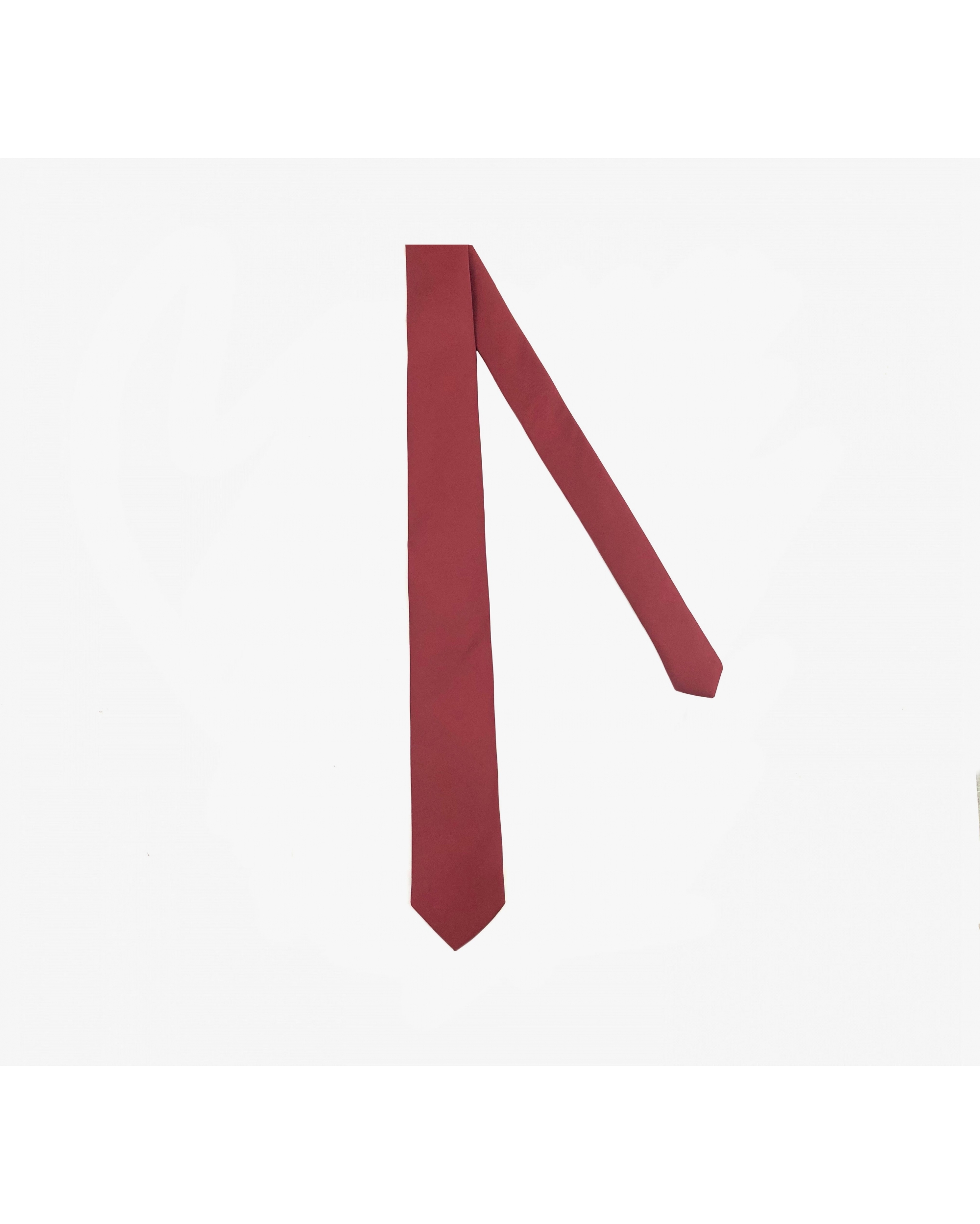 Cravate unie Bordeaux +...