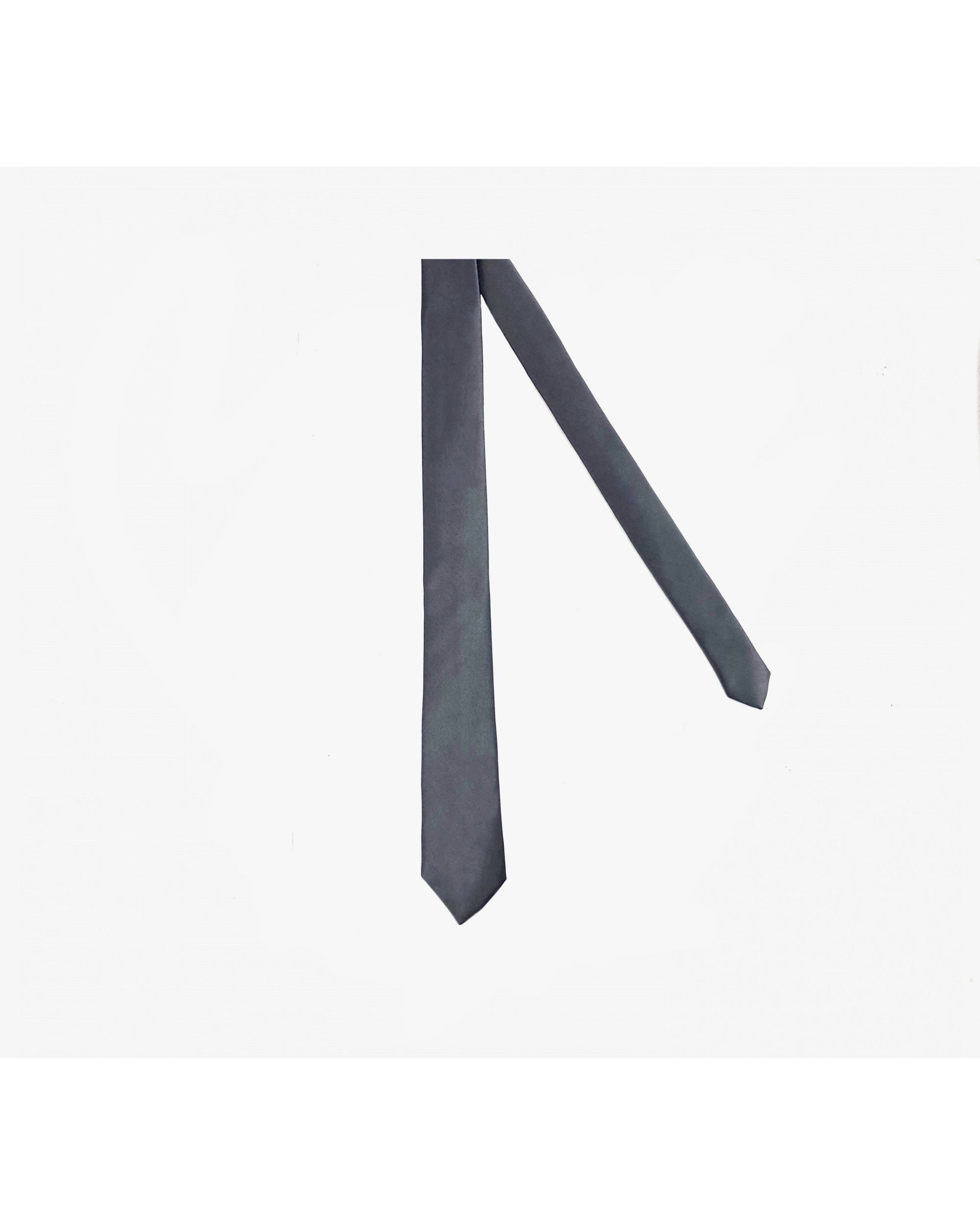 Cravate unie Gris...