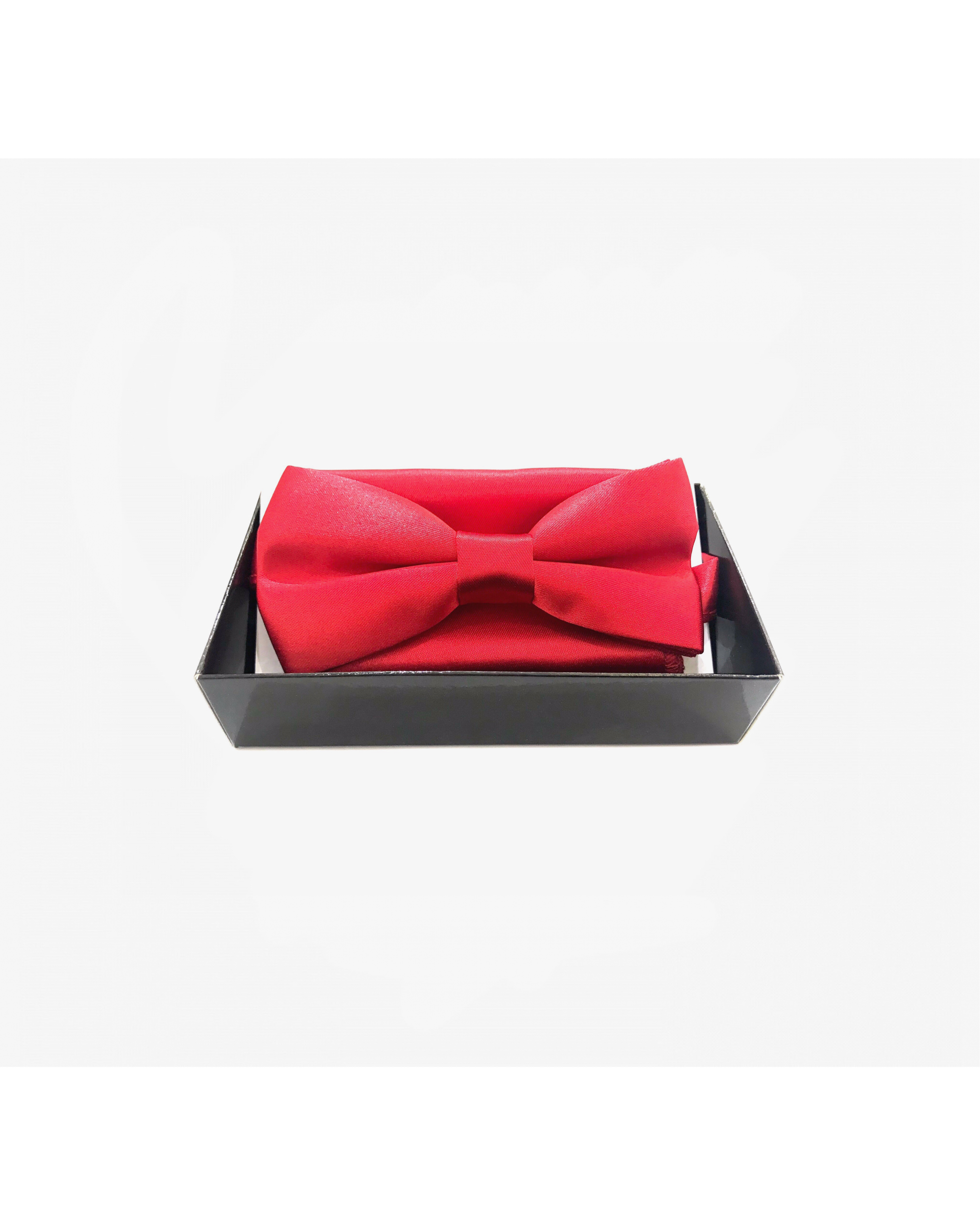 Noeud Papillon uni Rouge +...